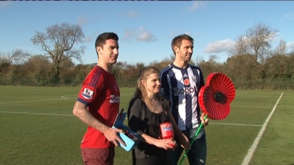 West Brom players will wear the specially designed shirts tonight