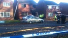 Scene of the house fire in Edgbaston