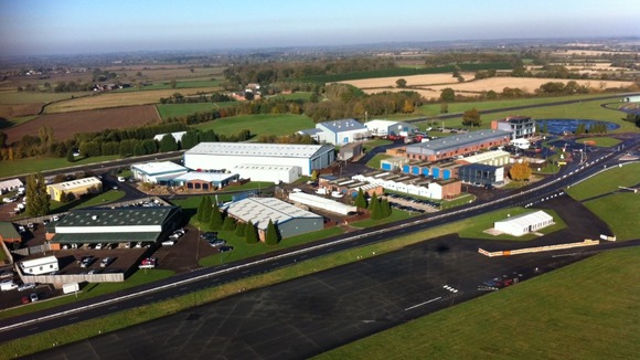 Aerial view of MIRA Technology Park in Nuneaton
