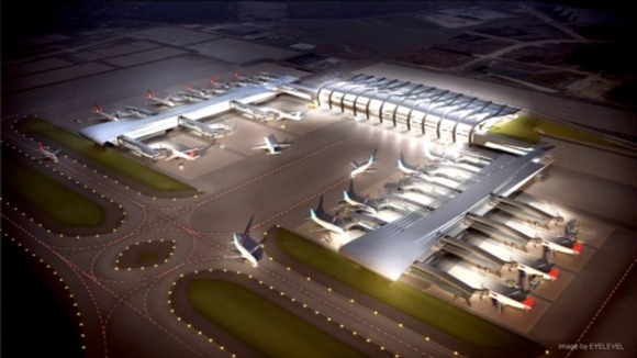 If the plans are given the go ahead, this is what the new airport could look like