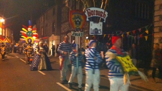 Bonfire procession