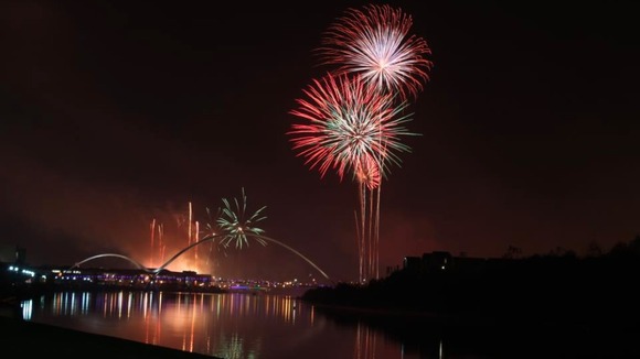 Stockton had an impressive fireworks show