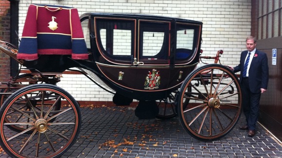The ornate coach has wheeled through the city's streets for two hundred years