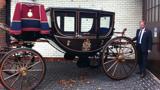 The ornate coach has wheeled through the city's streets for two hundred years