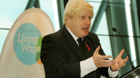 London Mayor Boris Johnson.