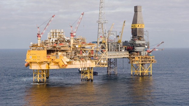 Elgin PUQ platform in the North Sea