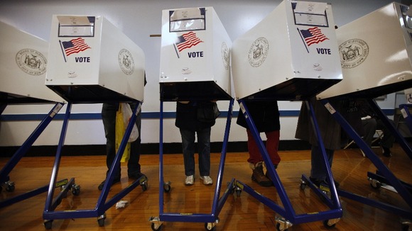 Voters in Brooklyn