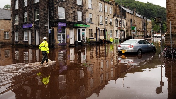 Flood-hit businesses in Hebden Bridge