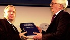 Sir Ronald Waterhouse presents his report to the then Welsh Secretary, Paul Murphy, in February 2000 