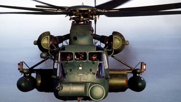 A Pave Hawk helicopter
