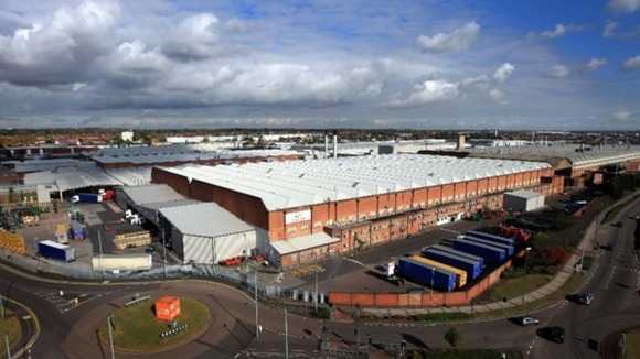 Jaguar Land Rover's Castle Bromwich plant
