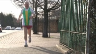Jack in training for his Olympic run