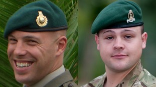 Sergeant Luke Taylor and Lance Corporal Michael Foley.