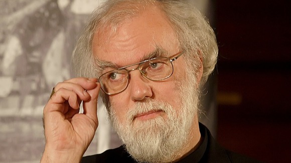 Outgoing Archbishop of Canterbury Dr Rowan Williams.