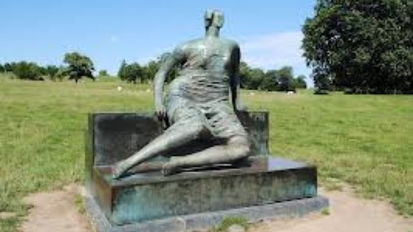 Draped Seated Woman by Henry Moore