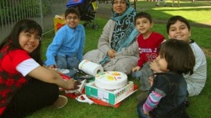 Dr Shakoor's family.