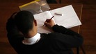 Student sitting an exam