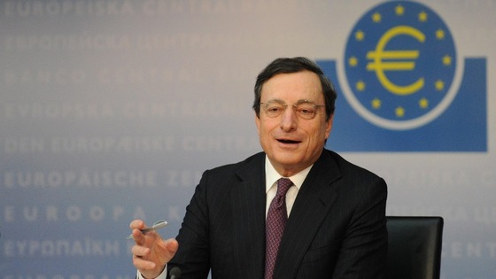 Mario Draghi, the president of the ECB President