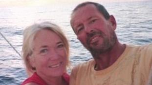 Photo of Stephen Jones and his partner Tanya Davies