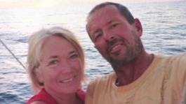 Photo of Stephen Jones and his partner Tanya Davies