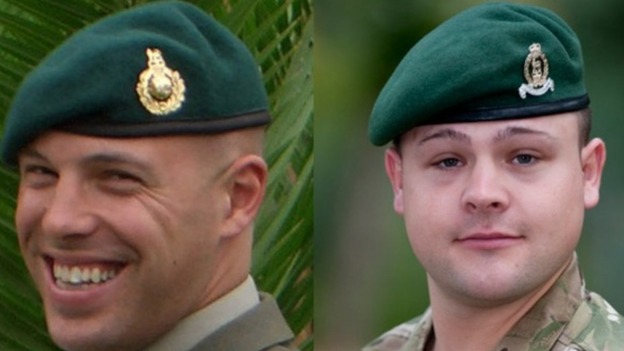Sergeant Luke Taylor and Lance Corporal Michael Foley