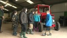 Children learning more about farming
