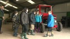 Children learning more about farming