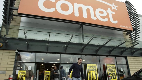 A Comet store in north London