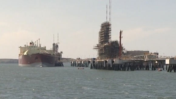 LNG terminal in Milford Haven