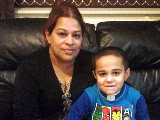 Ayman's mother, Saira, spoke out after learning another child had been burned in similar circumstances