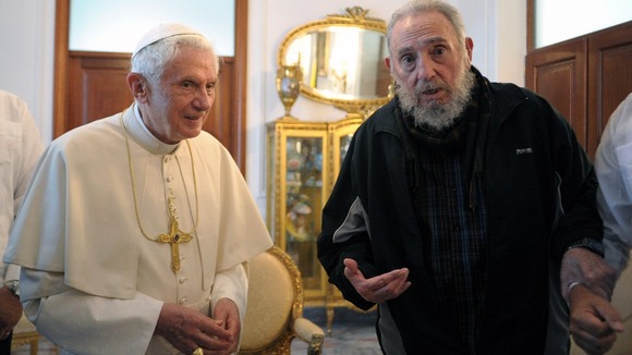 Pope Benedict and Fidel Castro