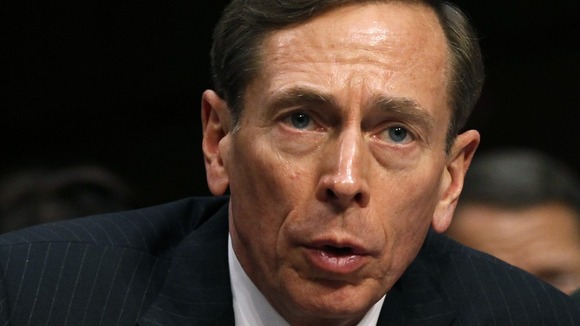 The former director of the CIA, General David Petraeus.