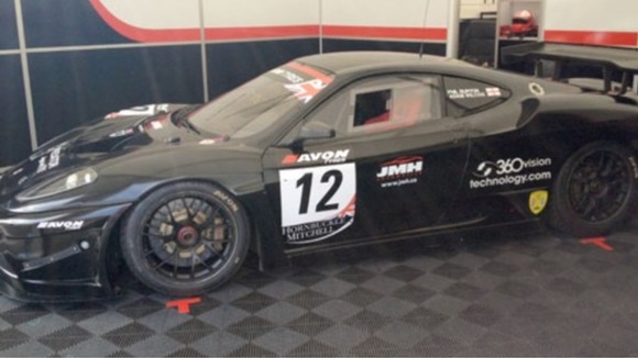 The Ferrari stolen from a hotel car park in Norwich.