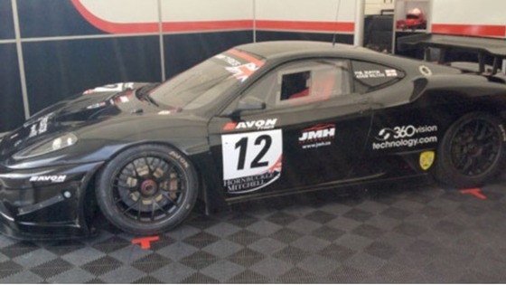 The Ferrari stolen from a hotel car park in Norwich.