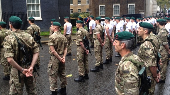 Marines at Downing Street