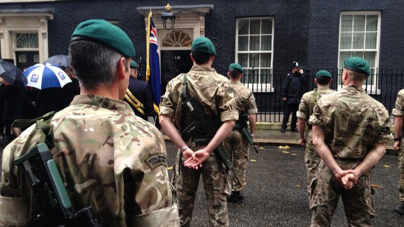 Marines at Downing Street