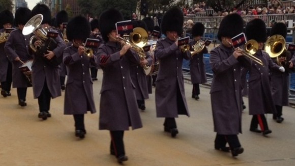 Thousands lined the streets of London for the annual Lord Mayor's show.