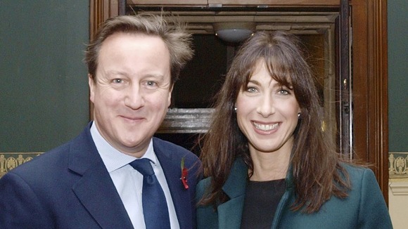 Prime Minister David Cameron and his wife Samantha at the Royal British Legion Festival of Remembrance at the Royal Albert Hall last night.
