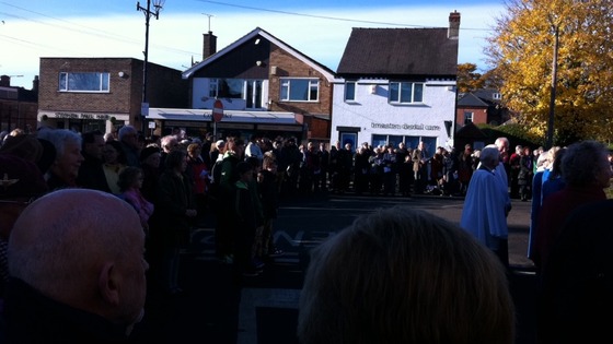 Breaston residents pay their respects