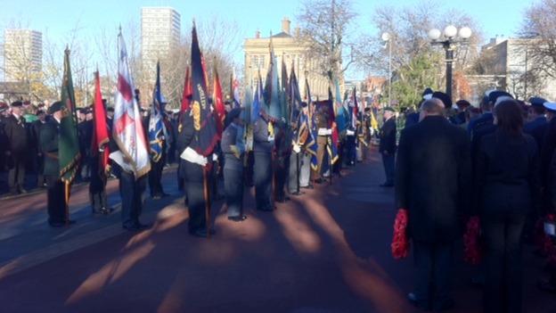 Pausing to remember in Sunderland