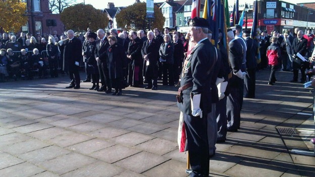Marking Remembrance Day in Middlesbrough