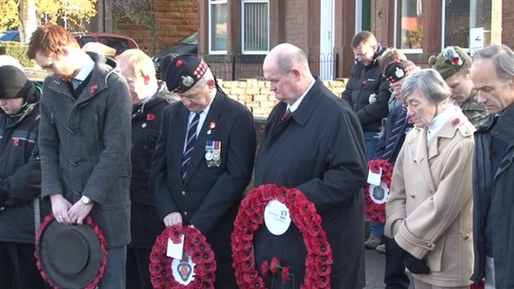 Remembering the fallen in Dumfries