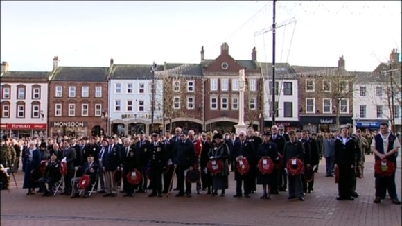 Two minutes silence in Carlisle