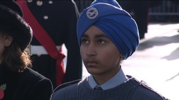 A young cadet in Plymouth