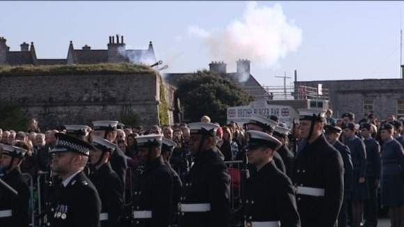 Cannons mark the end of the silence