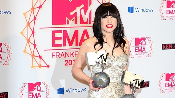 Carly Rae Jepsen at the 2012 MTV Europe Music Awards