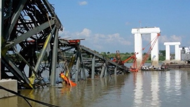 The bridge in the northern Burma