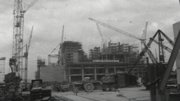 Construction of Wylfa in 1970's