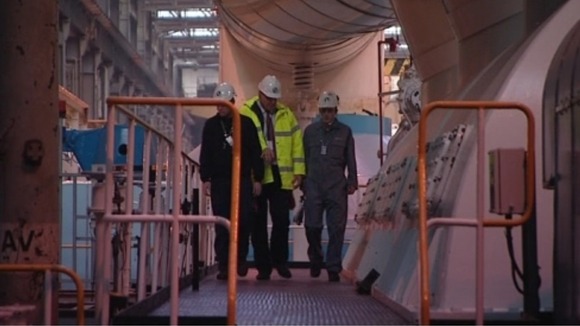 Inside Wylfa power station