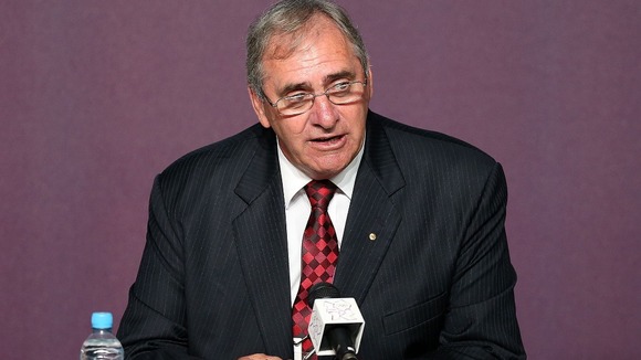 The head of the World Anti-Doping Agency John Fahey speaking earlier in the year